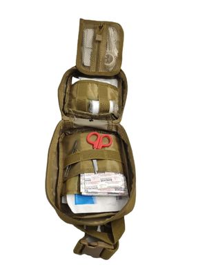 Medical Tactical First Aid Kit Molle With Tourniquet EMT Bag Supplies Hunting 250pcs