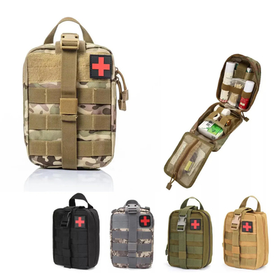 20L Oxford Tactical First Aid Bag for Outdoor Camping 21x10x15cm