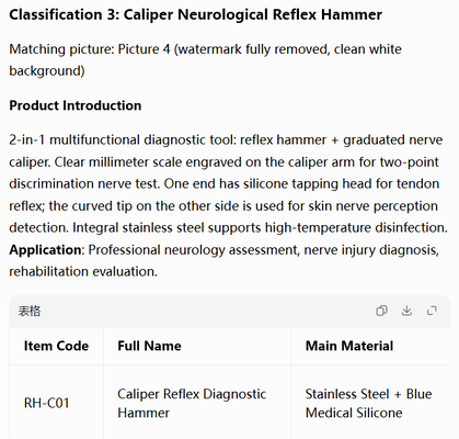 Caliper Reflex Hammer