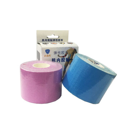 5 * 25cm Precut kinesiology băng chống nước thể thao chất kết dính thạch cao vận động viên precut băng cho da