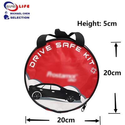 First Aid Emergency Car Roadside Safety Automobile Kit with Medical Supplies