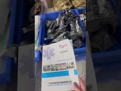 Bộ cứu hộ Mini CPR Bộ sơ cứu túi nylon với keychain CPR cuộc sống với vòng chìa khóa